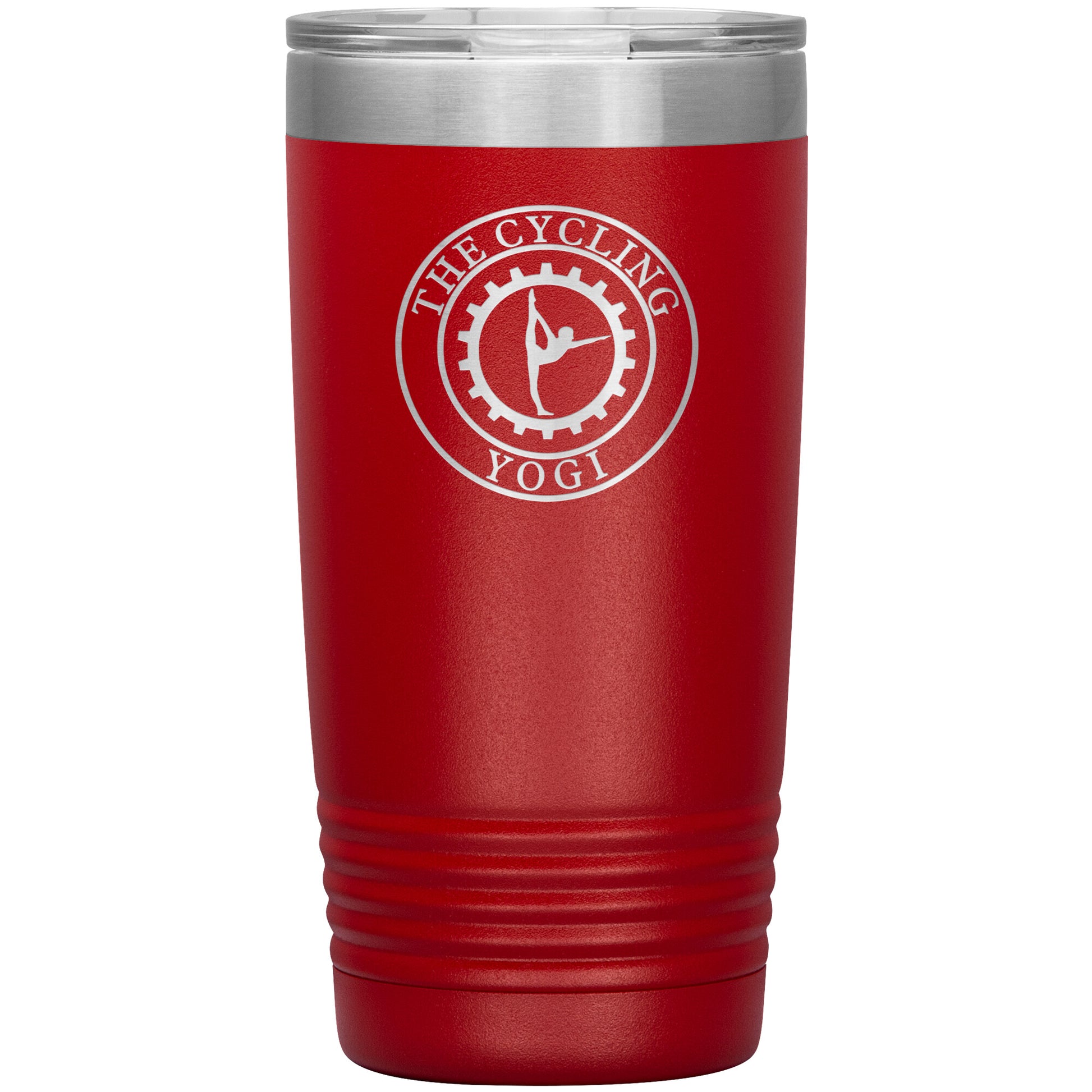 The Cycling Yogi-20oz Insulated Tumbler