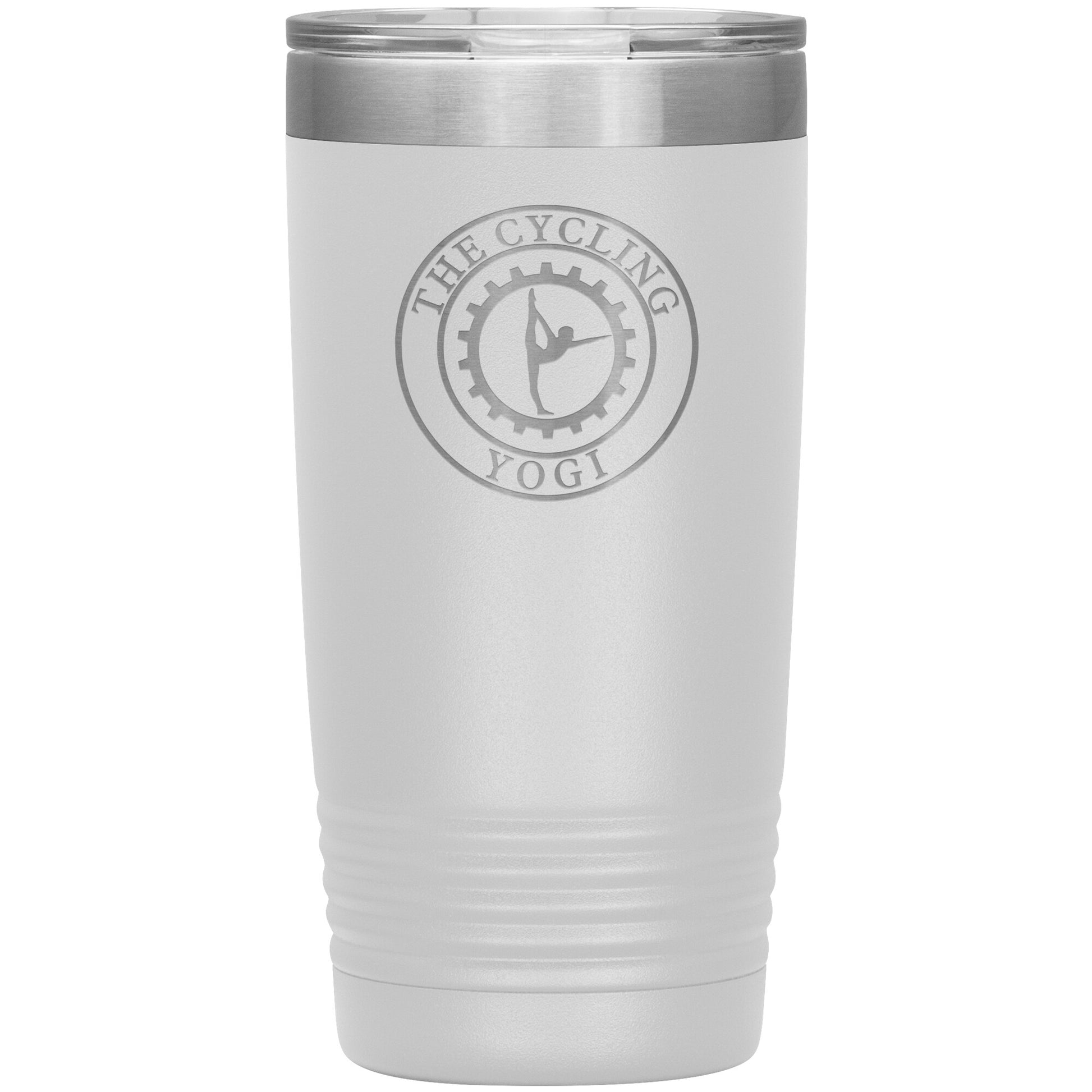 The Cycling Yogi-20oz Insulated Tumbler