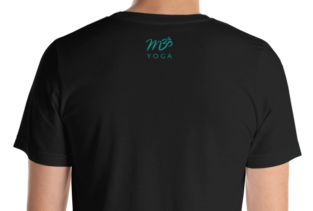 M3Yoga-Zen AF Back Logo-Short-Sleeve Unisex T-Shirt
