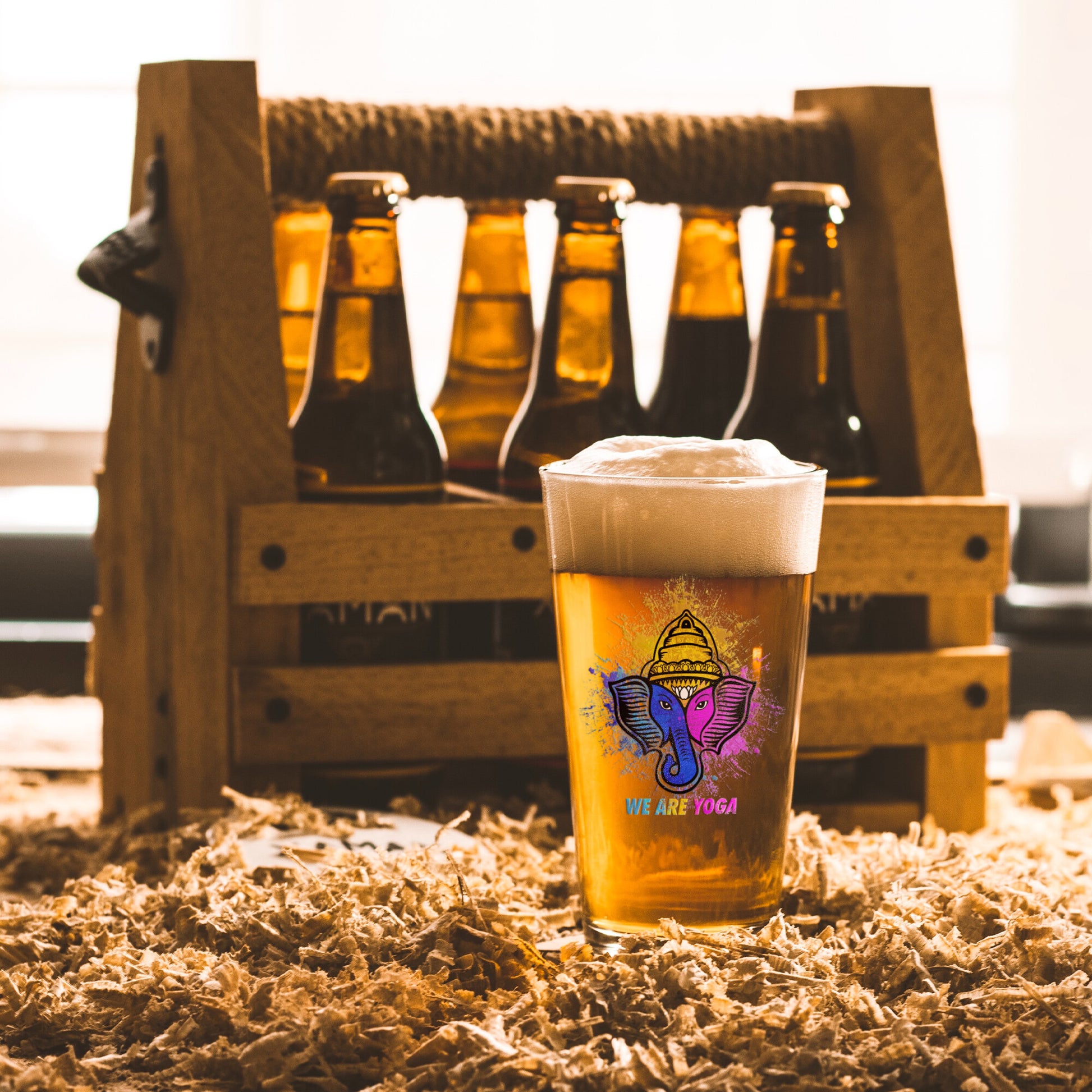 We Are Yoga Ormond-Pint Glass