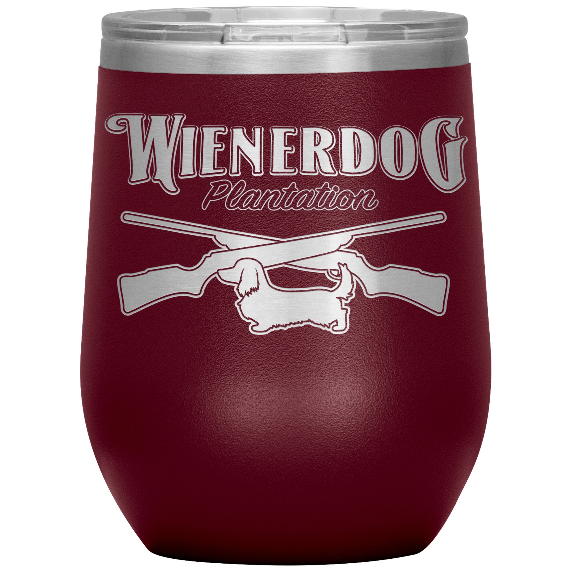 Wienerdog Plantation-12oz Wine Insulated Tumbler