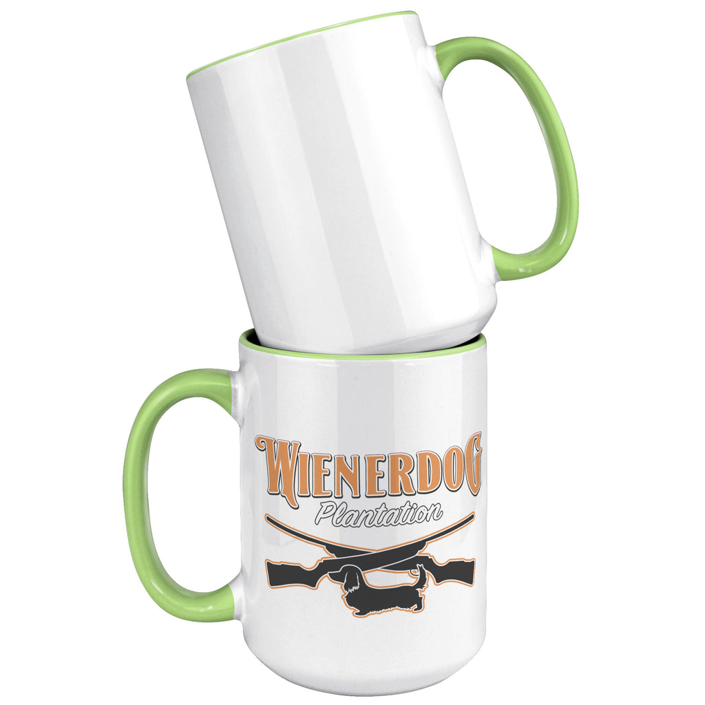 Wienerdog Plantation-15oz Accent Mug