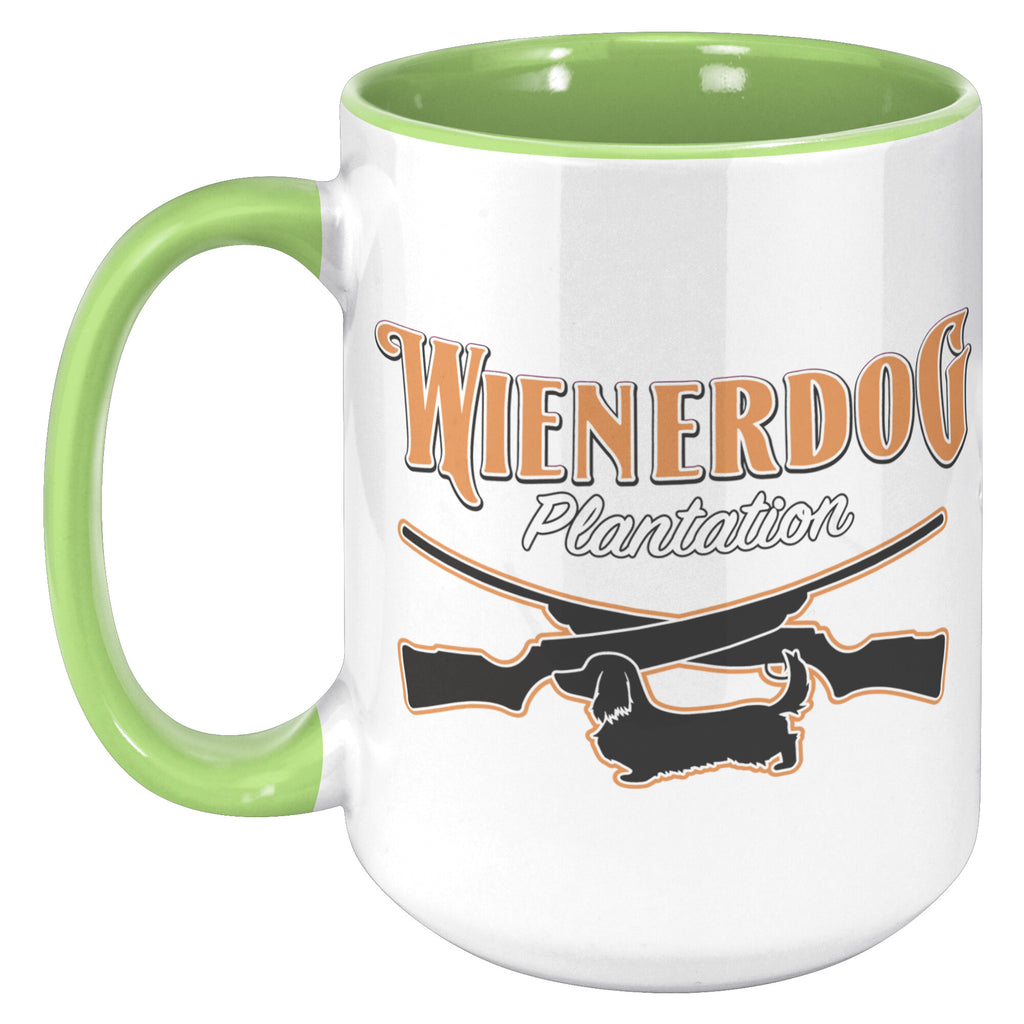 Wienerdog Plantation-15oz Accent Mug