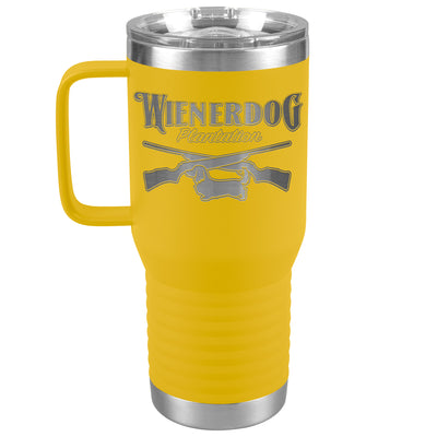 Wienerdog Plantation-20oz Travel Tumbler