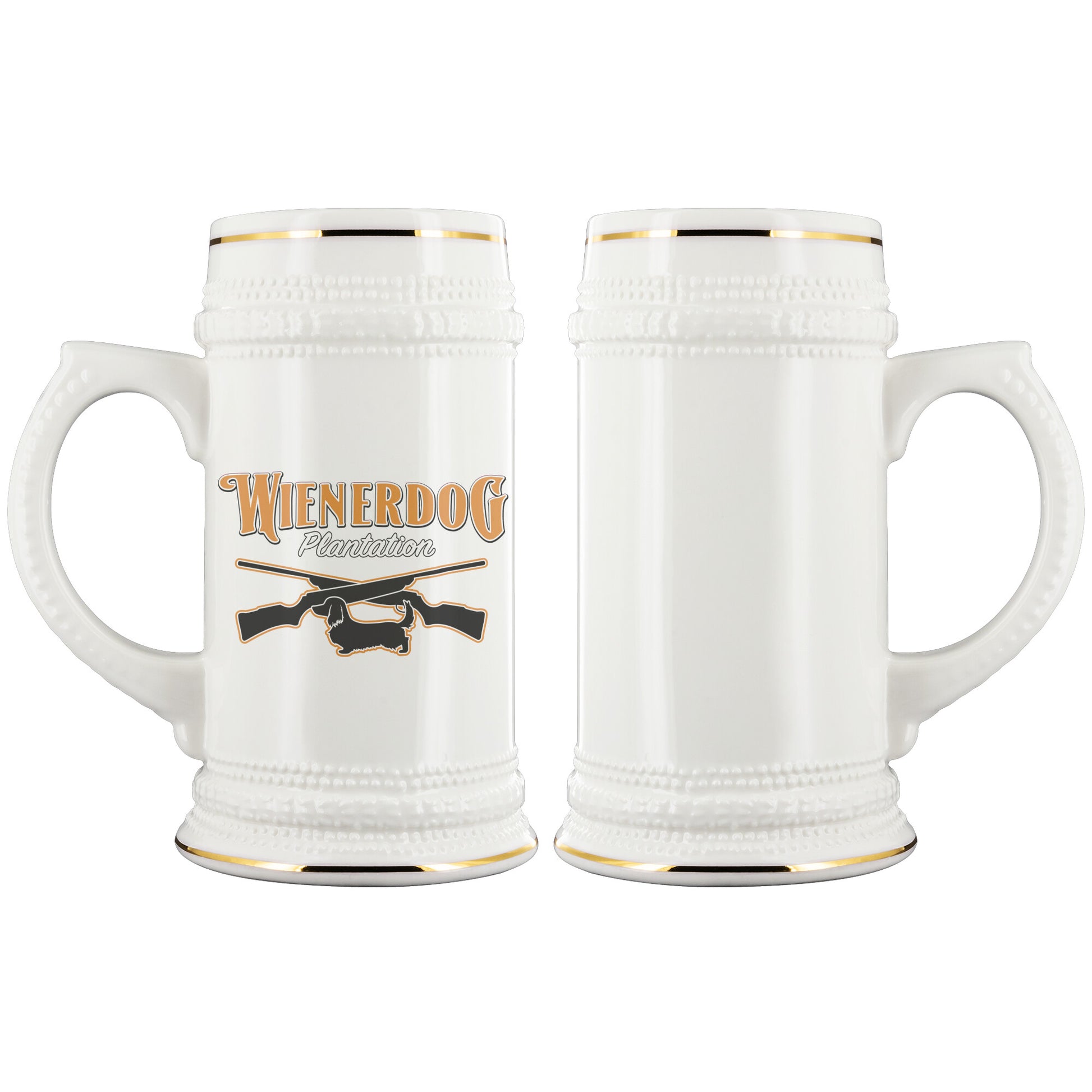 Wienerdog Plantation-22oz Beer Stein