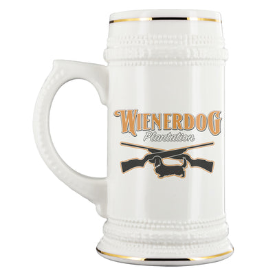 Wienerdog Plantation-22oz Beer Stein