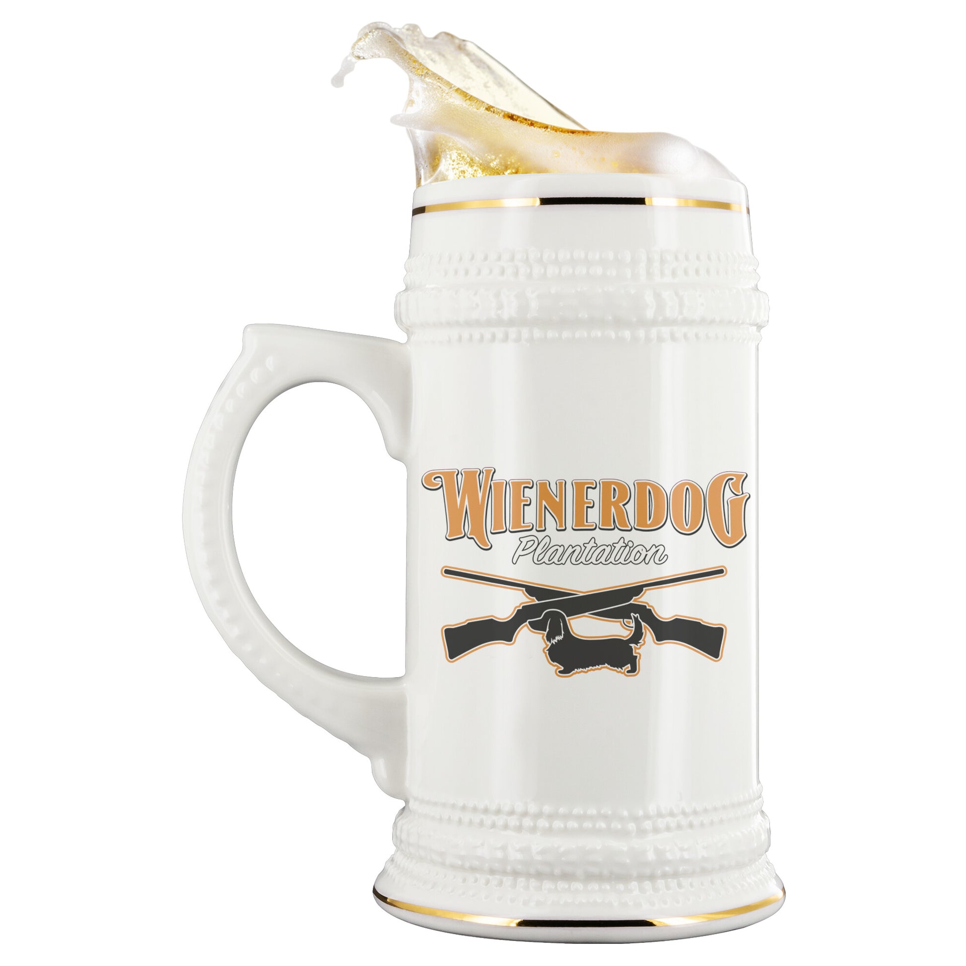 Wienerdog Plantation-22oz Beer Stein