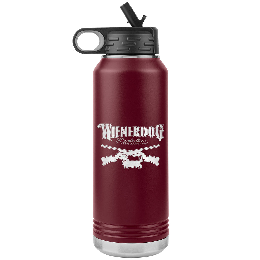 Wienerdog Plantation-32oz Water Bottle Insulated