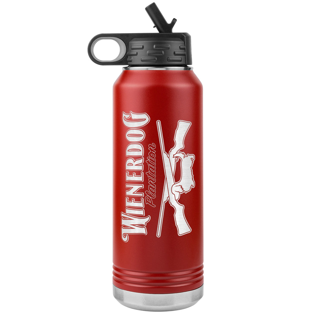 Wienerdog Plantation-32oz Water Bottle Insulated