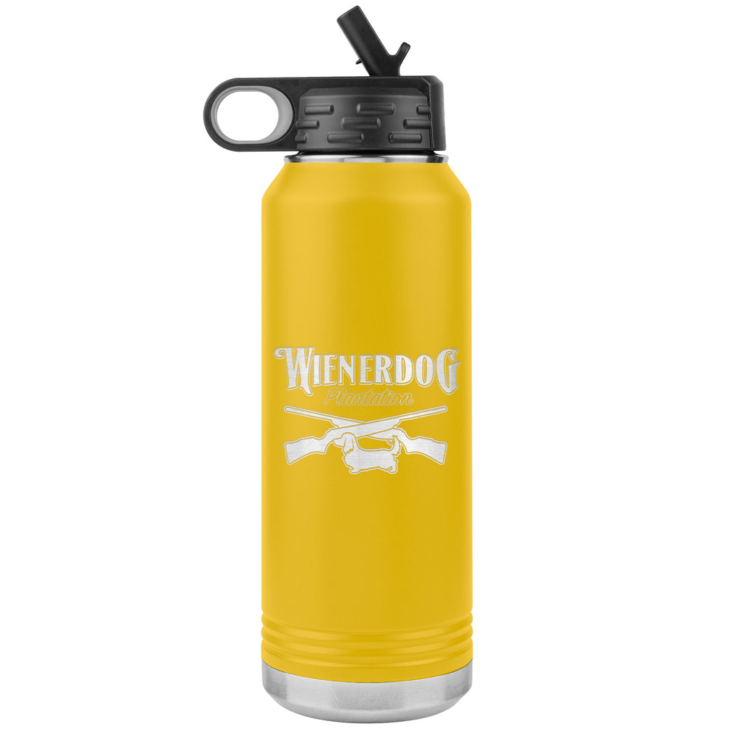 Wienerdog Plantation-32oz Water Bottle Insulated