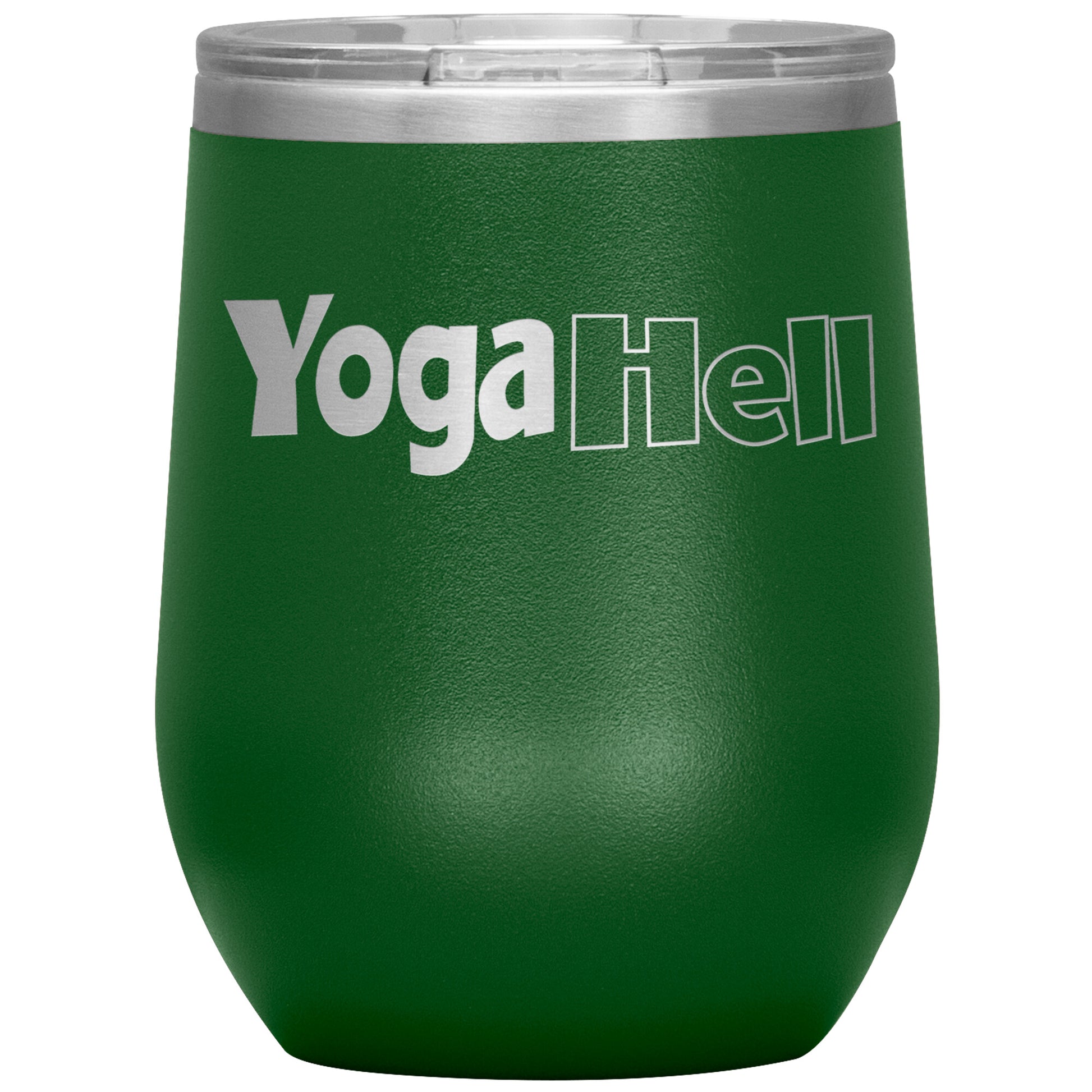 Yoga Hell-12oz Wine Insulated Tumbler