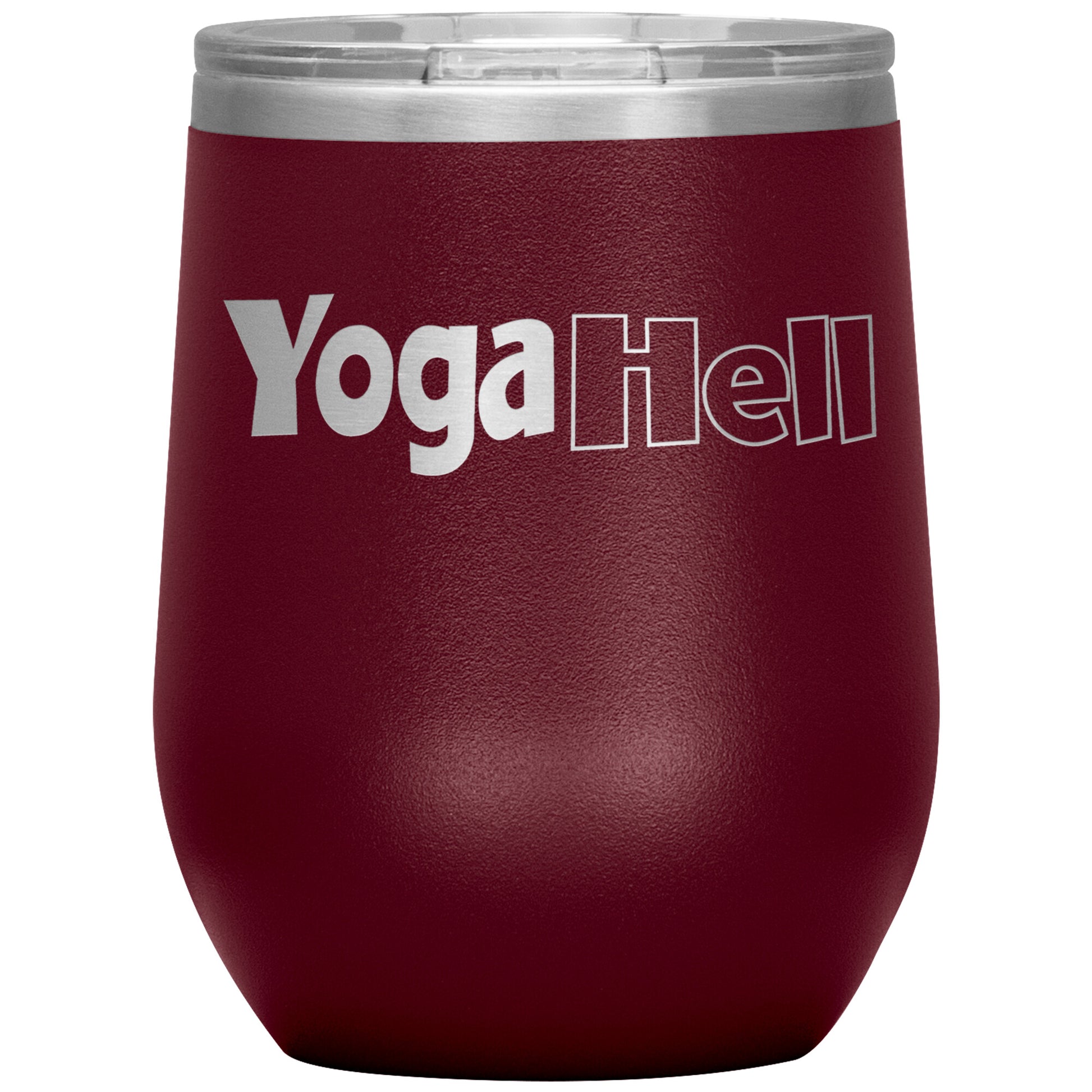Yoga Hell-12oz Wine Insulated Tumbler