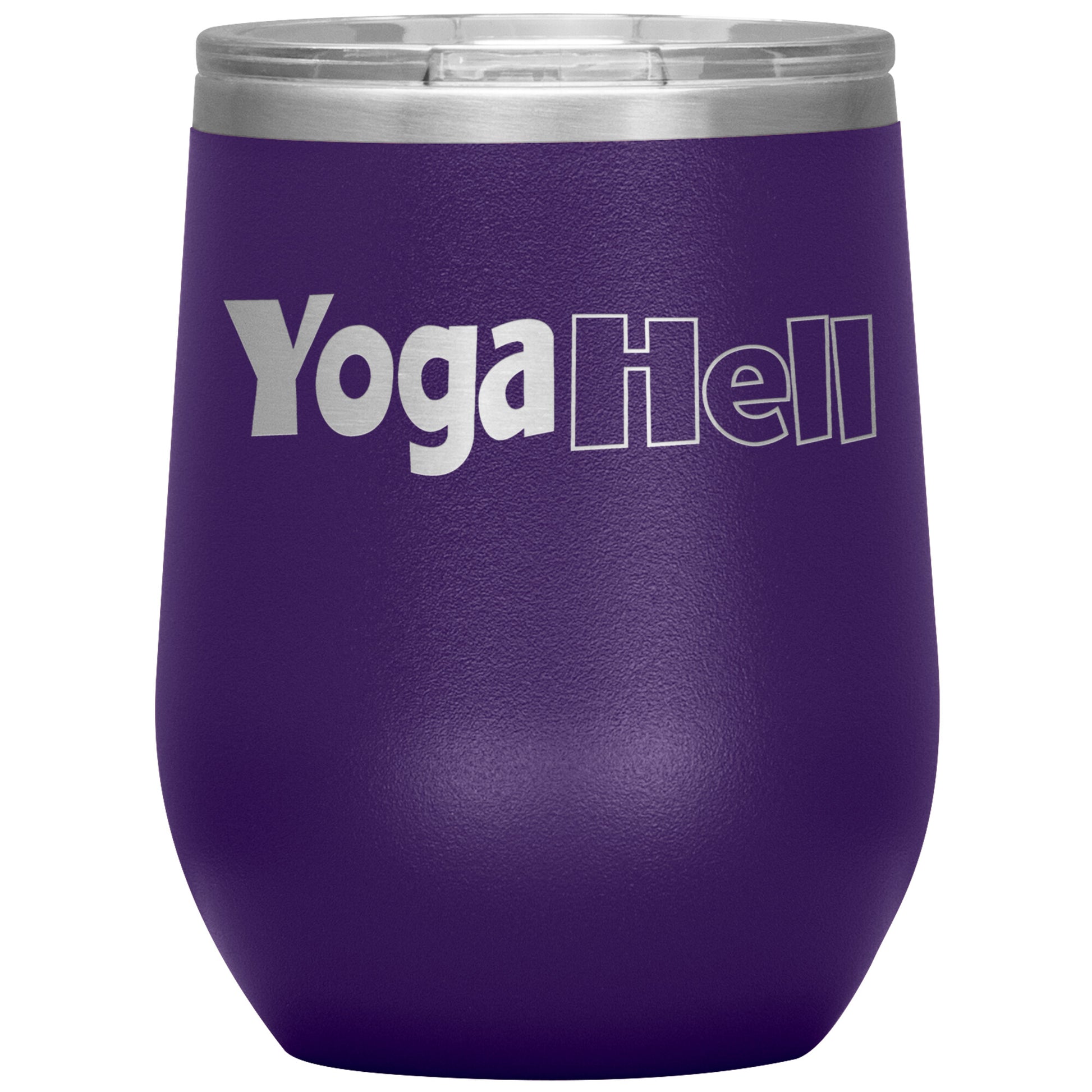 Yoga Hell-12oz Wine Insulated Tumbler