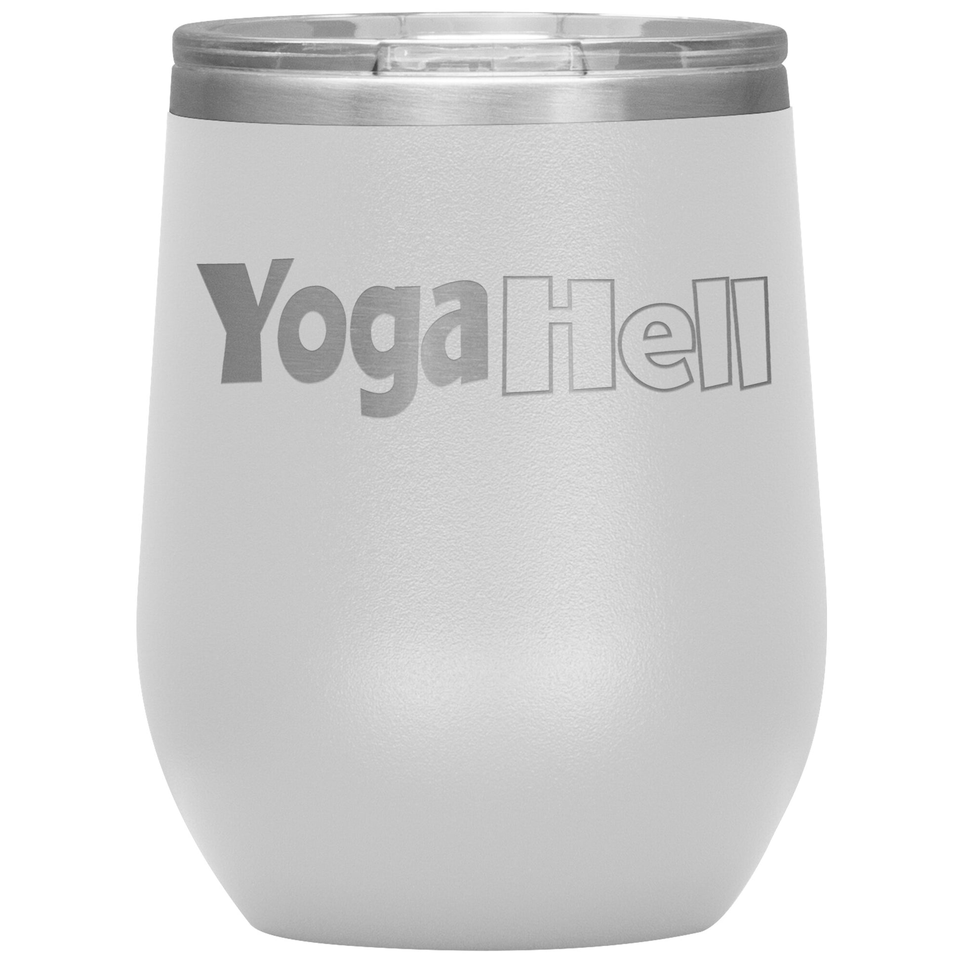 Yoga Hell-12oz Wine Insulated Tumbler