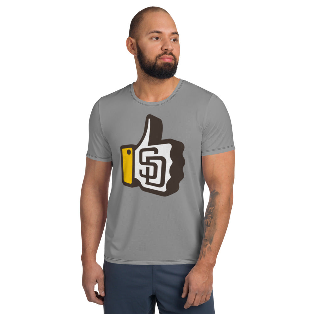 OB Padres-All-Over Print Men's Athletic T-shirt