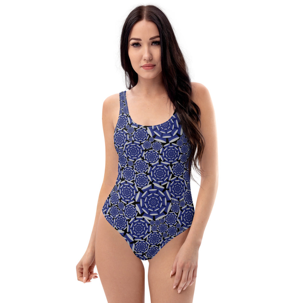 HTC-Blue Megaphone One-Piece Swimsuit