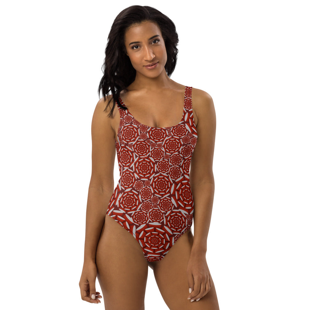 HTC-Red Megaphone One-Piece Swimsuit