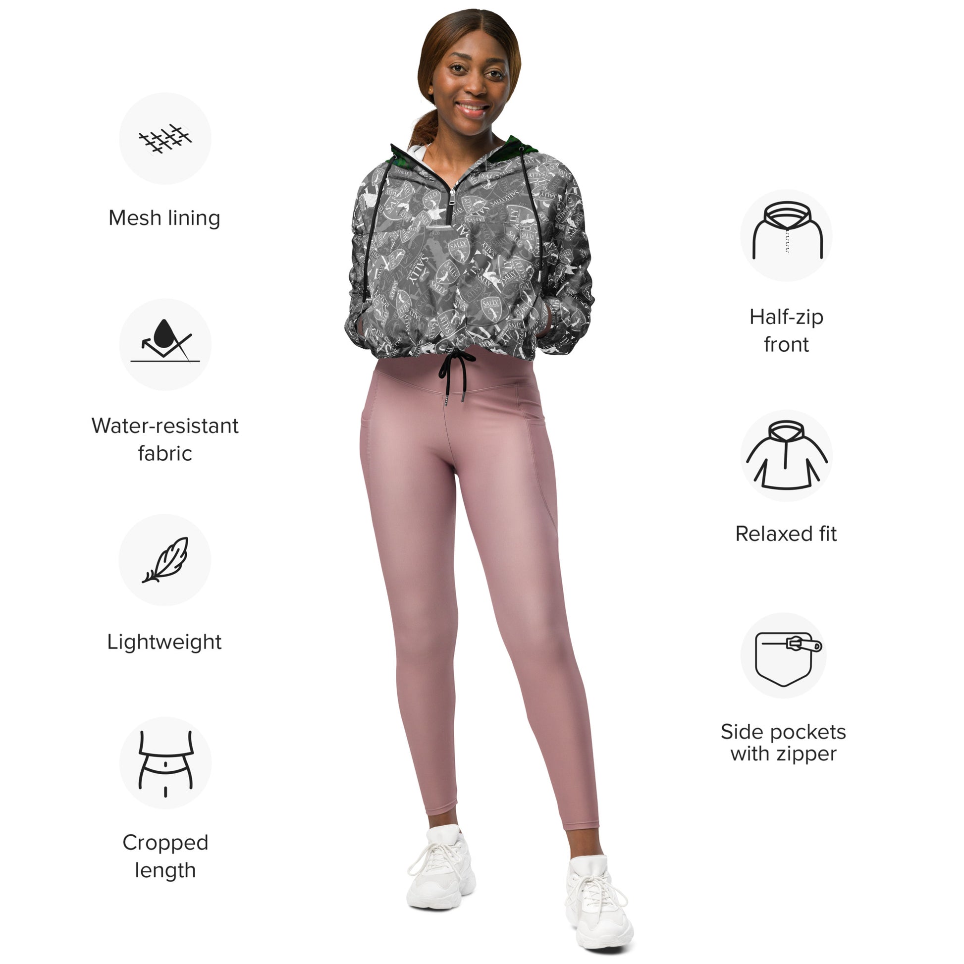 Sally-Women’s cropped windbreaker