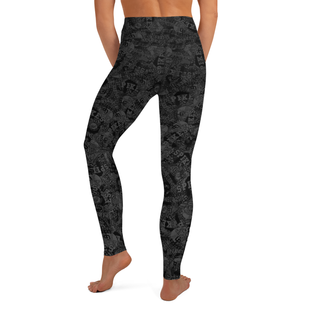 Spikes-Yoga Leggings GRY1