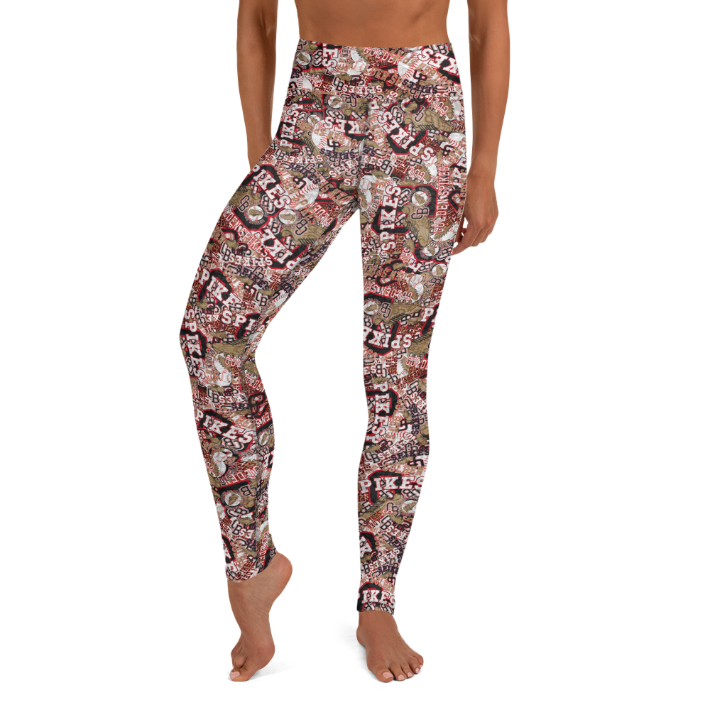 Spikes-Yoga Leggings CLR3