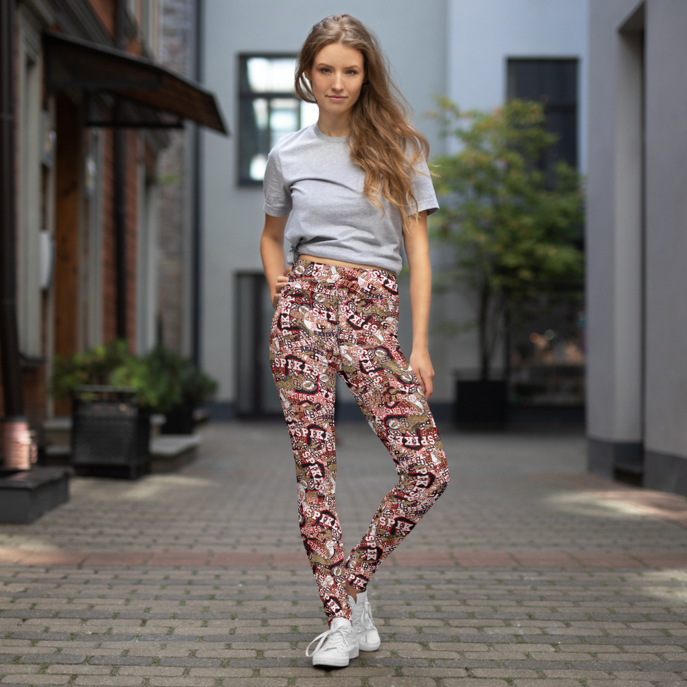 Spikes-Yoga Leggings CLR3