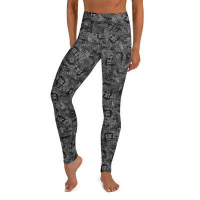 Spikes-Yoga Leggings GRY2