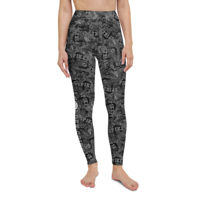 Spikes-Yoga Leggings GRY2