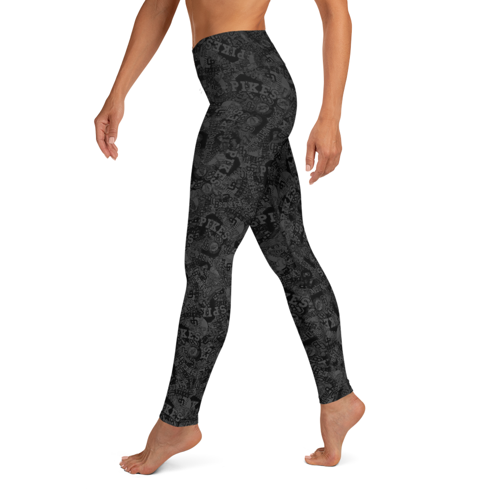 Spikes-Yoga Leggings GRY1