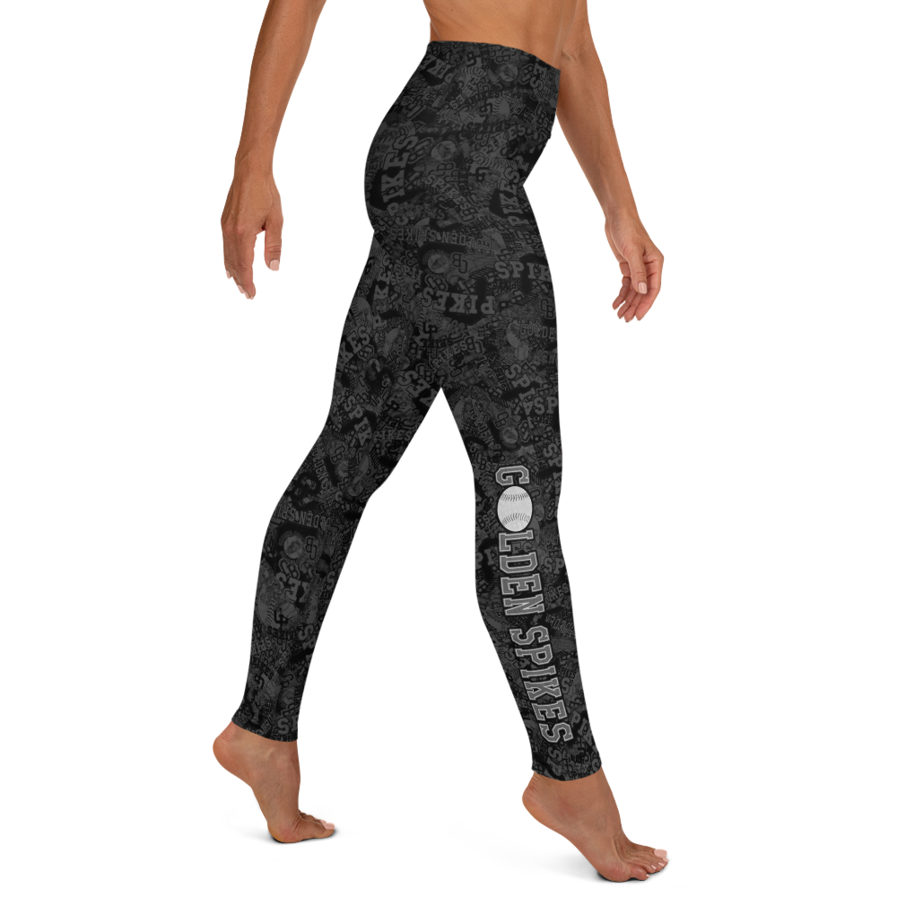 Spikes-Yoga Leggings GRY1