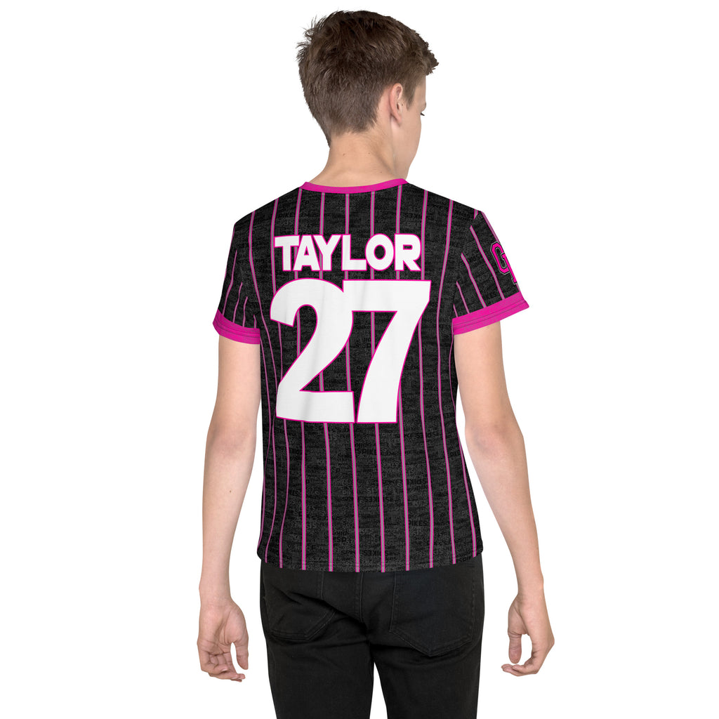 Taylor #27-Youth crew neck t-shirt