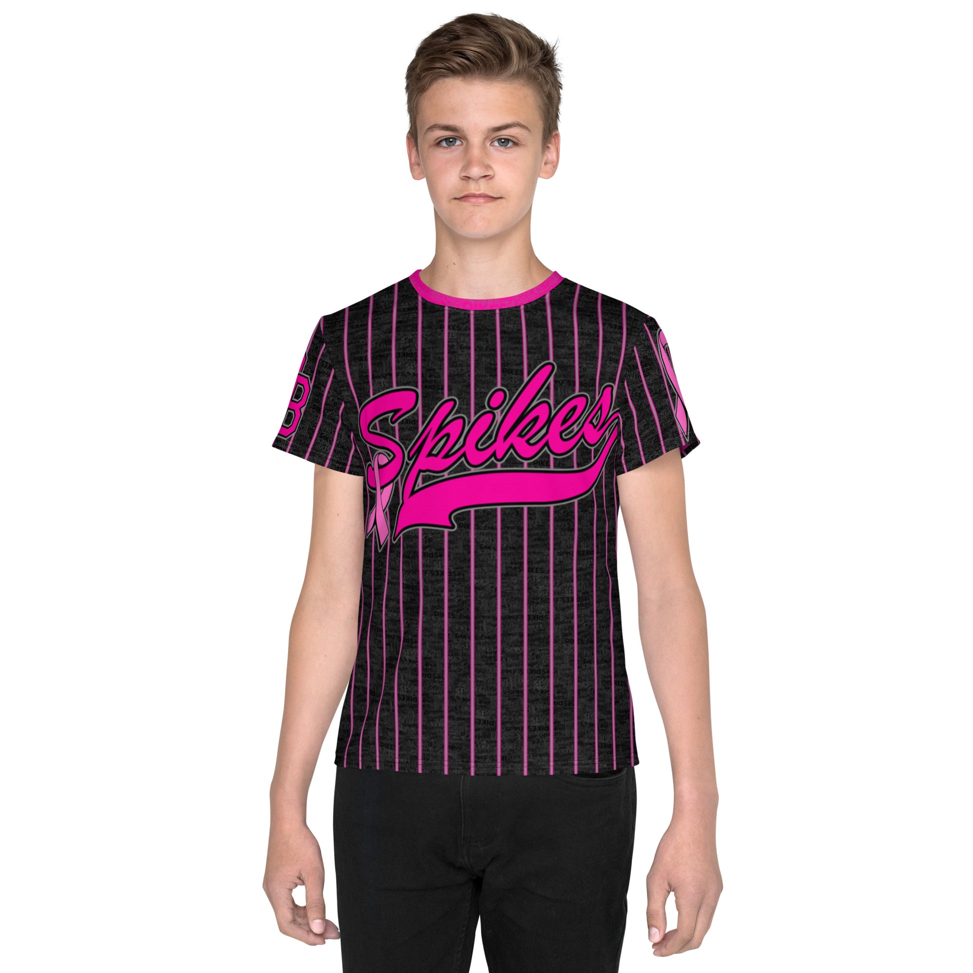 Spikes-Youth crew neck t-shirt