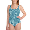 Big River Marina-All-Over Print Youth Swimsuit