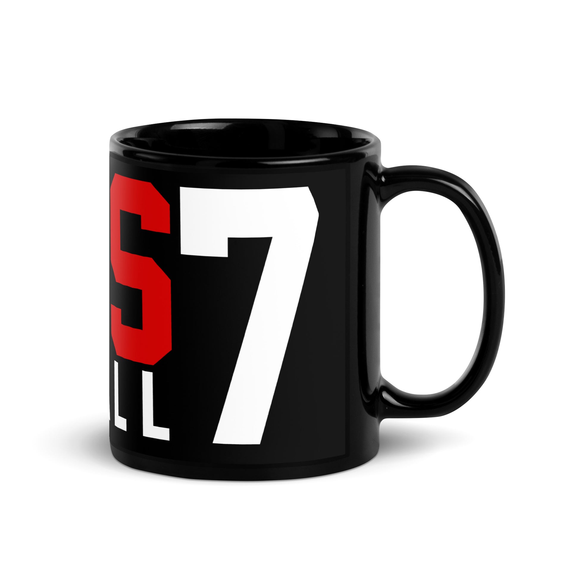 SPKS7-Black Glossy Mug
