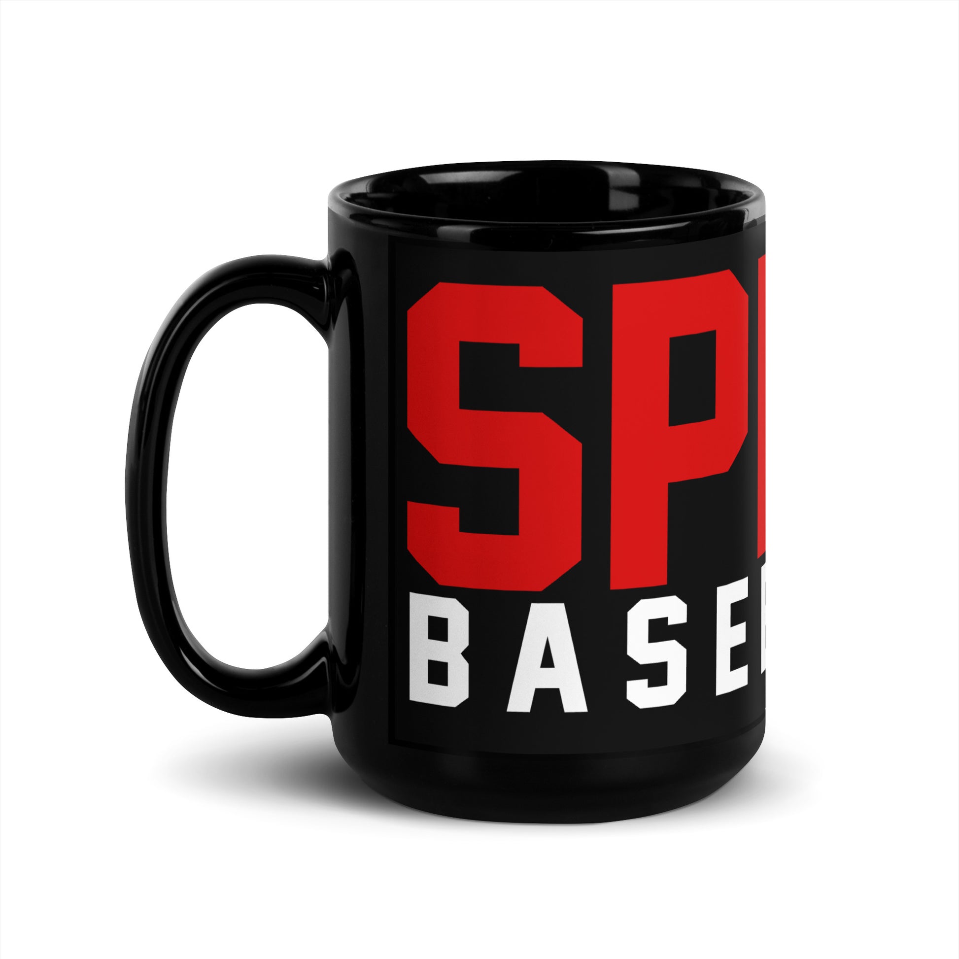 SPKS7-Black Glossy Mug