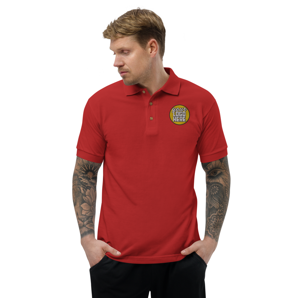 YLH Embroidered Polo Shirt