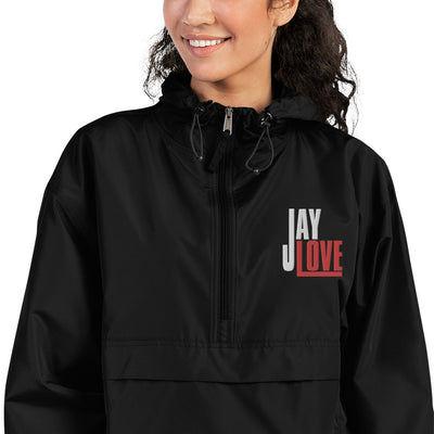 Jay Love-Embroidered Champion Packable Jacket