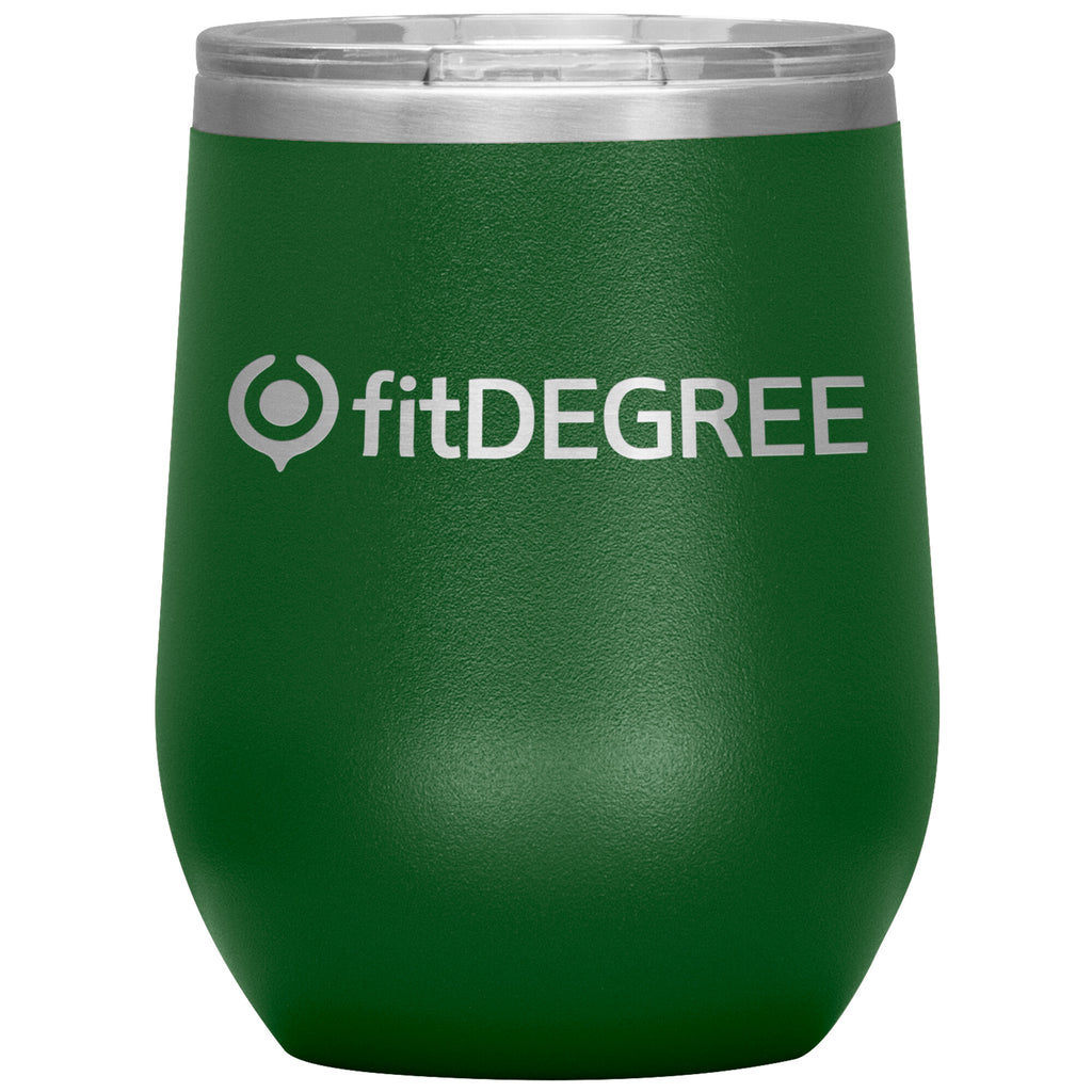 fitDegree-12oz Wine Insulated Tumbler