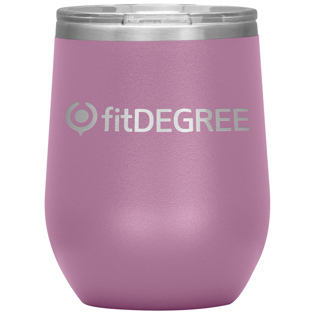 fitDegree-12oz Wine Insulated Tumbler
