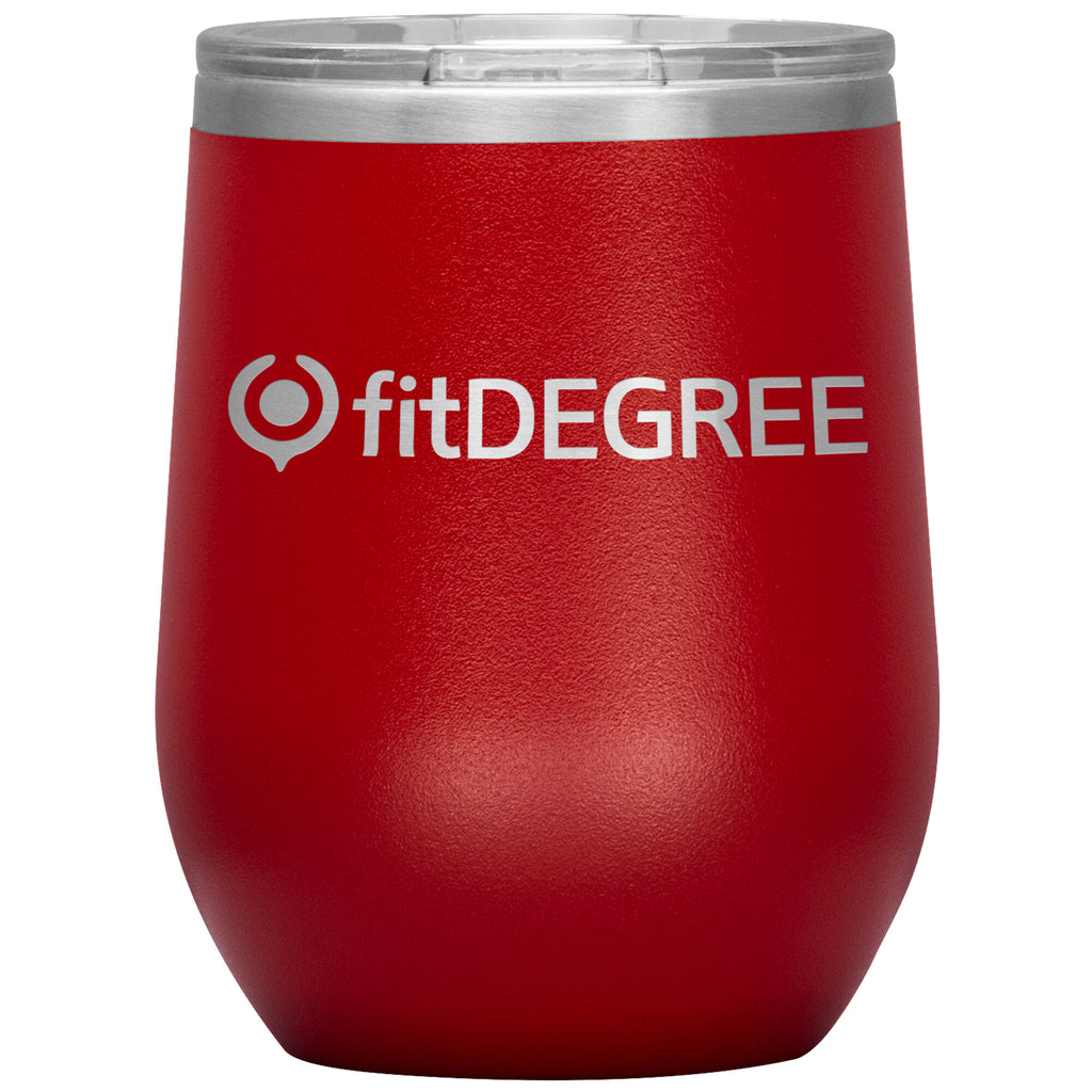 fitDegree-12oz Wine Insulated Tumbler