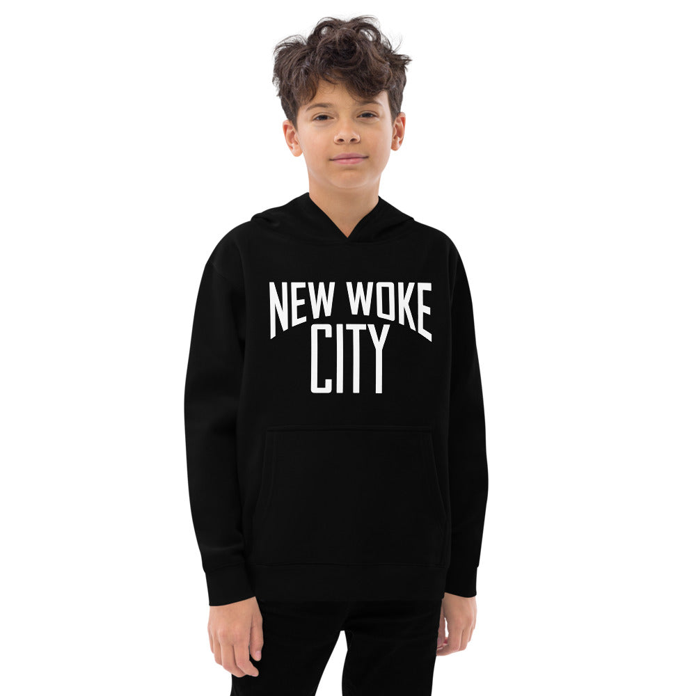 New Woke City-Kids fleece hoodie