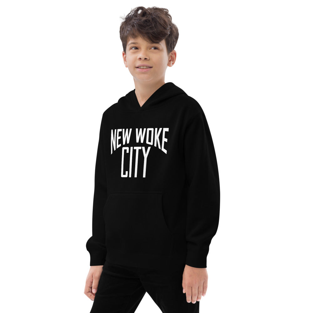 New Woke City-Kids fleece hoodie