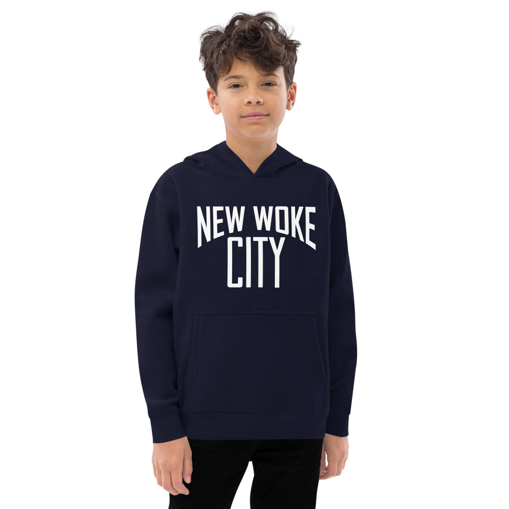 New Woke City-Kids fleece hoodie