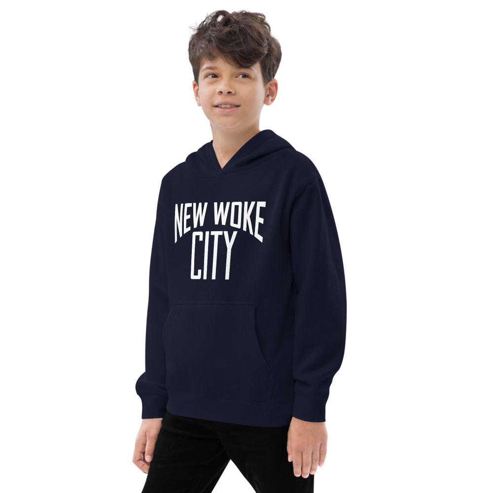 New Woke City-Kids fleece hoodie