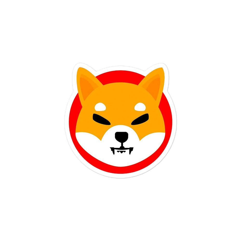 Shib Logo-Bubble-free stickers