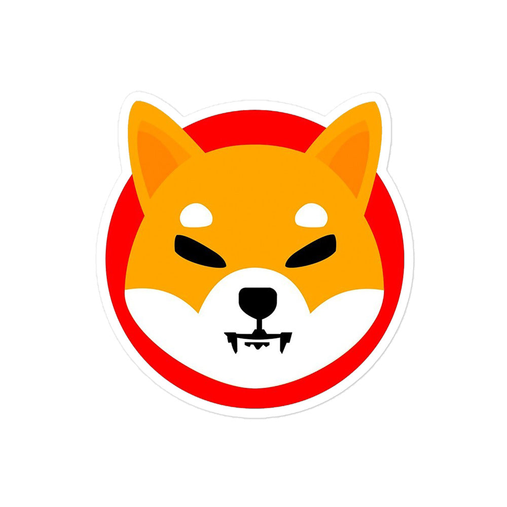 Shib Logo-Bubble-free stickers