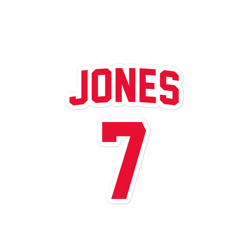 Jones 7-Bubble-free stickers