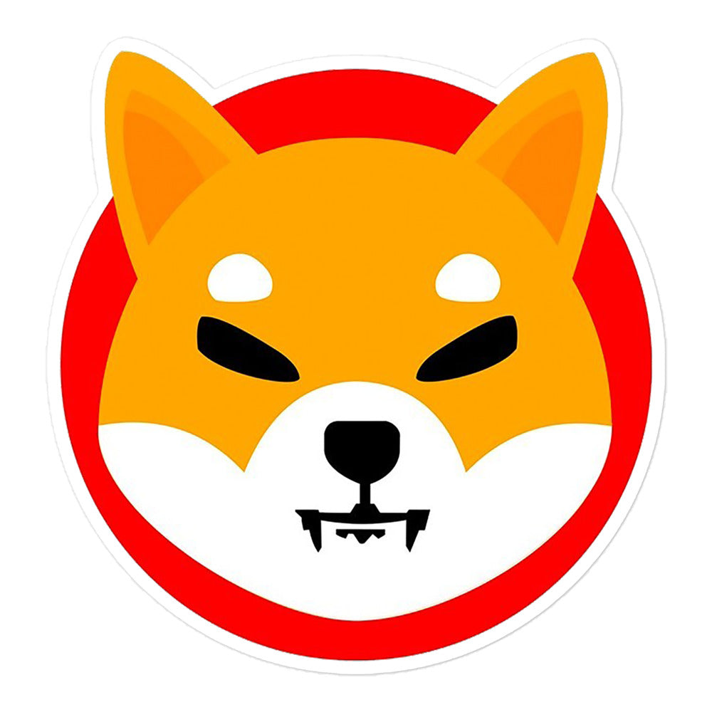 Shib Logo-Bubble-free stickers