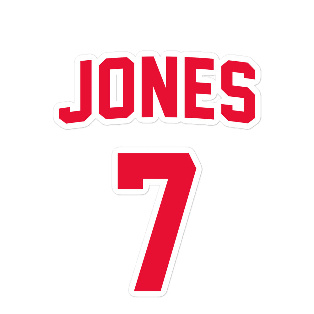 Jones 7-Bubble-free stickers