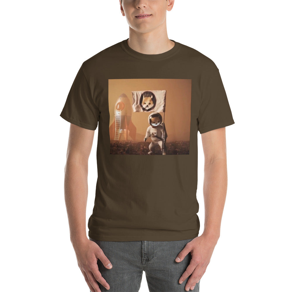 Shib To The Moon-Short Sleeve T-Shirt