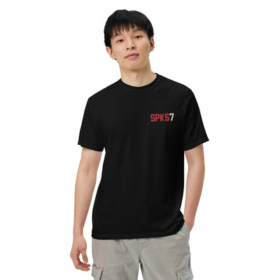 Spikes 7-Men’s garment-dyed heavyweight t-shirt